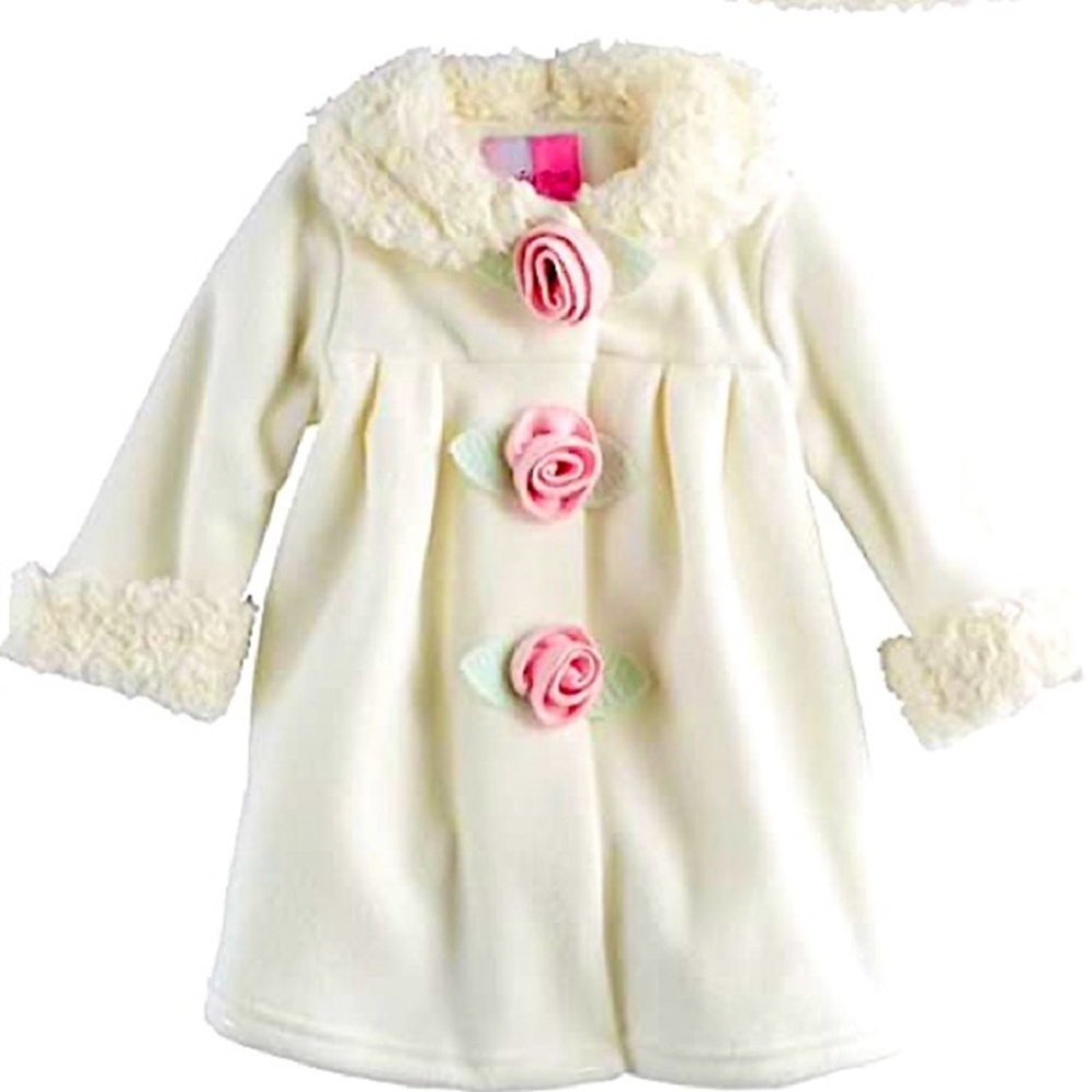 🎉 Host Pick🌈 NWT Sophie Rose Hooded Coat w/Roses